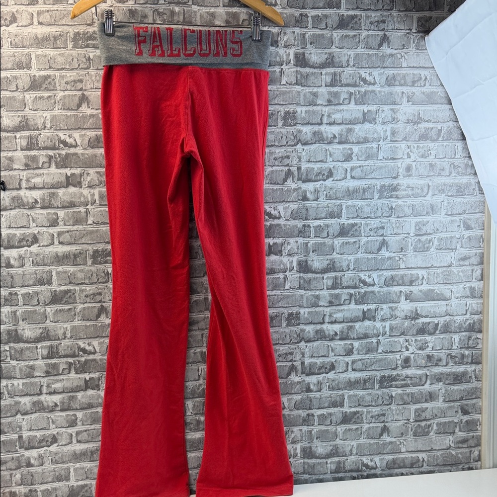 Red Atlanta Falcons‎ yoga pants